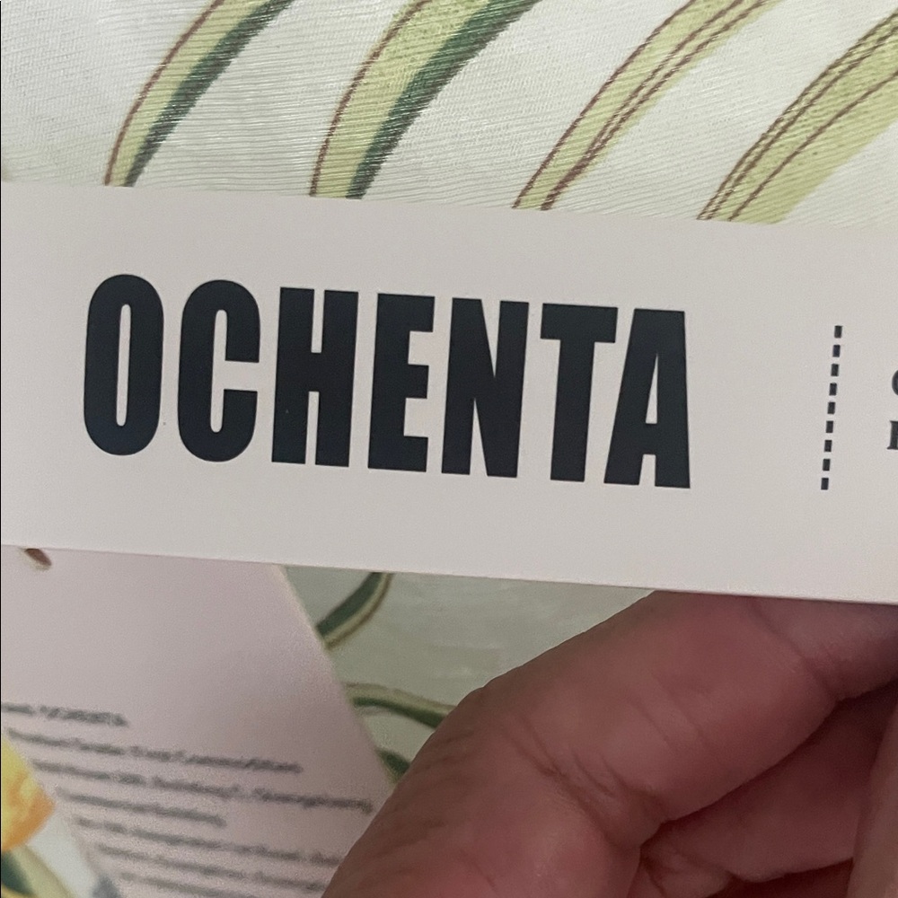 🆕❤️ Ochenta Lemon Leaf Print Shirt - Picture 3 of 3